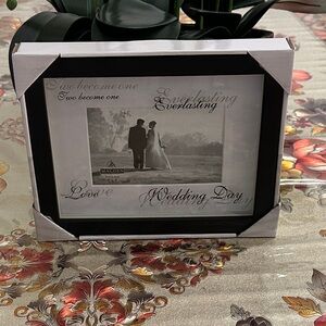 Malden Black and White Wedding Day Frame 4x6